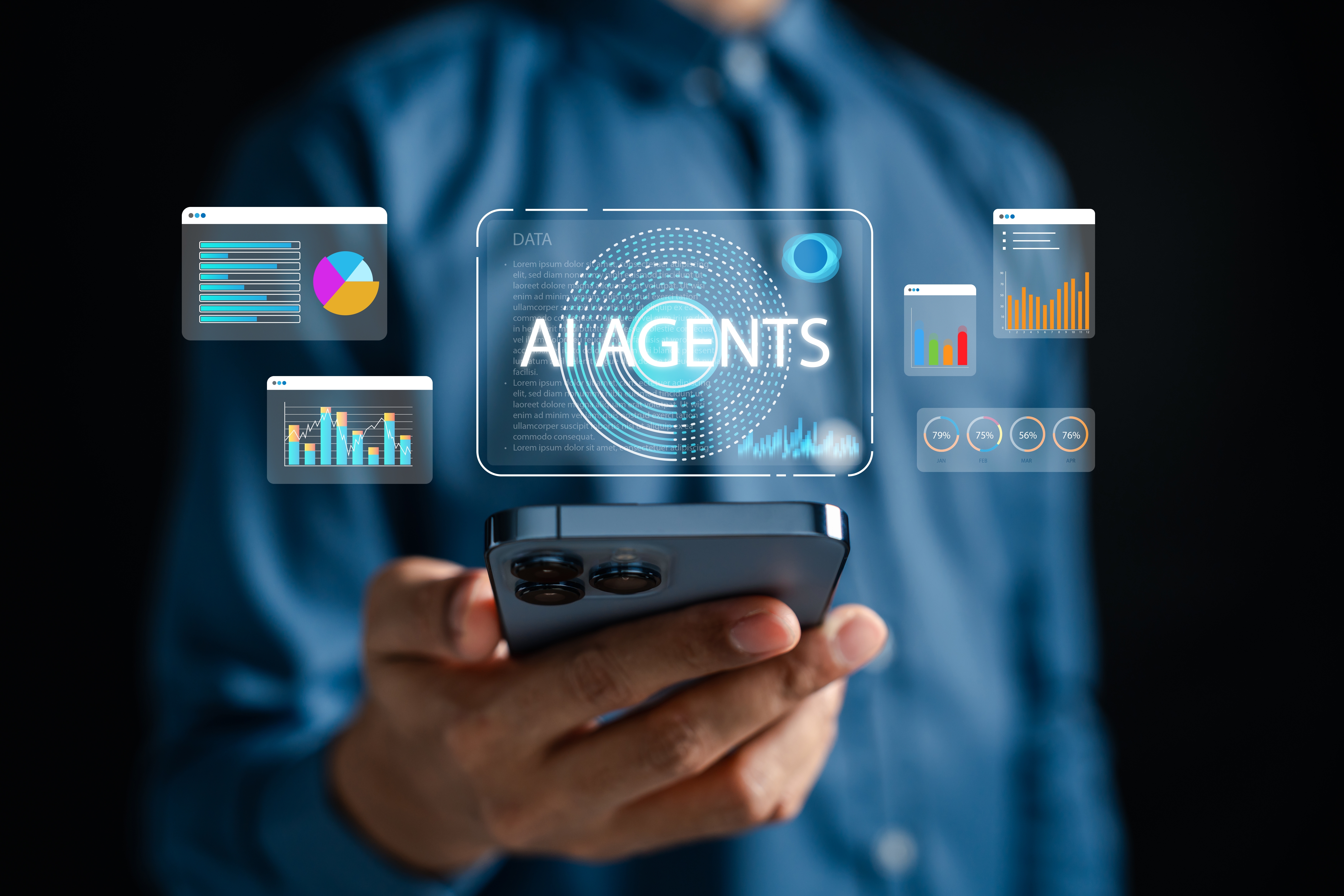 AI agent and RAG system visualization